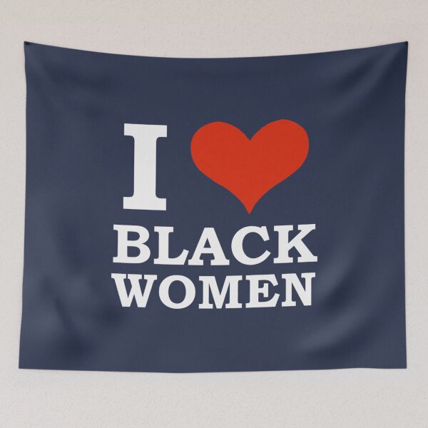 Aperçu de l'œuvre J'aime les femmes noires Black is Beautiful Black Pride créée et vendue par VanDenJH.