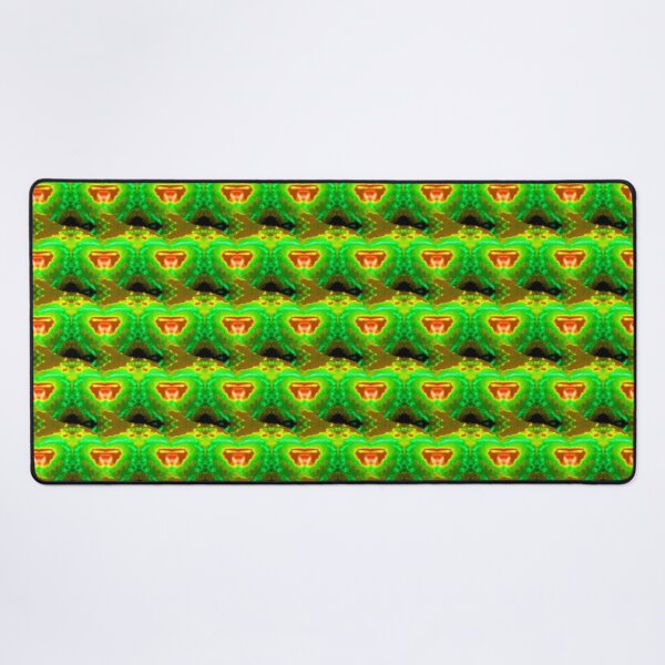 Item preview, Fluorescent green heart patterns designed and sold by Astralia.