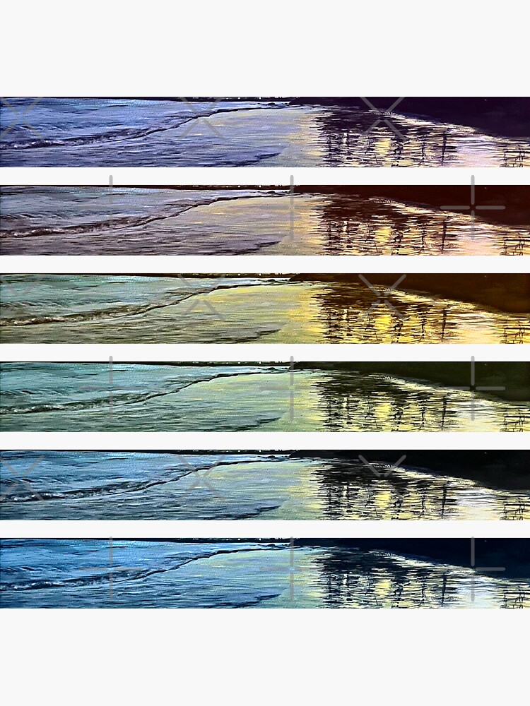 "Water Reflection Rainbow" Sticker by emilynickless Redbubble