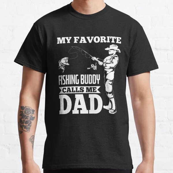 Papa Fishing Buddy T-Shirts for Sale