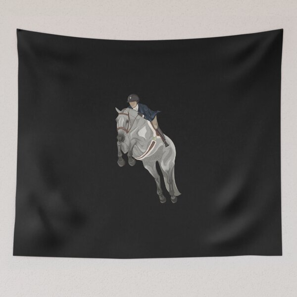 Item preview, Dapple Grey Hunter Jumper  Sticker designed and sold by EhrenfLohma.