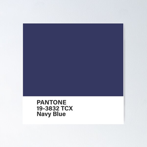 pantone-19-3832-tcx-navy-blue-poster-for-sale-by-princessmi-com