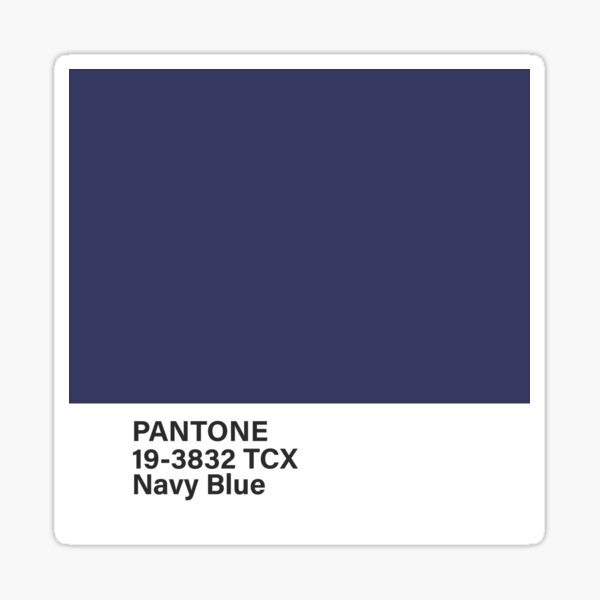 PANTONE Smart 16-4712X Color Swatch Card, Mineral Blue - Wall Decor  Stickers 