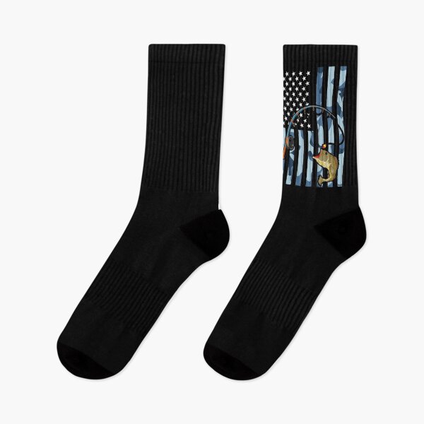Item preview, American Fisherman Camouflage USA Flag Fish Fishing designed and sold by bestshirtdesign.