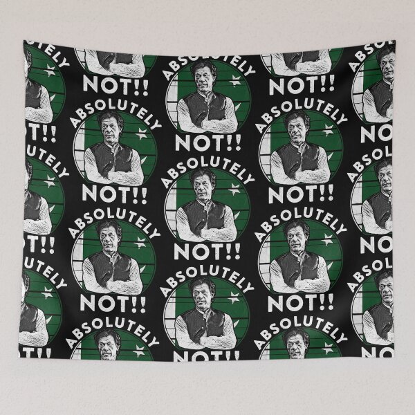 Item preview, mran Khan Absolutely Not PTI Pakistan  designed and sold by Jellyfrog99.