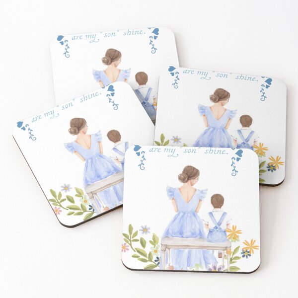 Item preview, Mother & son illustration designed and sold by Thawbiya.