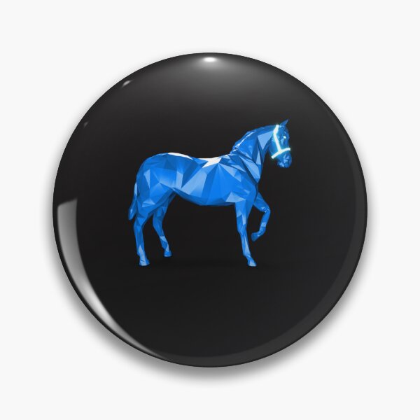Artikelvorschau, Azure Zed Run NFT Pferdeaufkleber entworfen und verkauft von IngeborgMeibner.