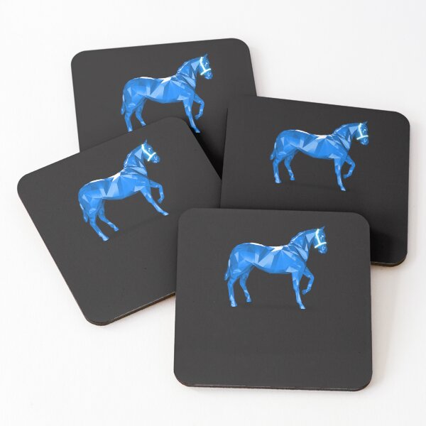 Item preview, Azure Zed Run NFT Horse  Sticker designed and sold by IngeborgMeibner.