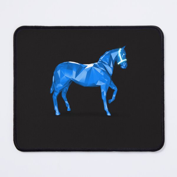 Item preview, Azure Zed Run NFT Horse  Sticker designed and sold by IngeborgMeibner.