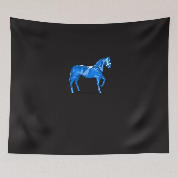 Item preview, Azure Zed Run NFT Horse  Sticker designed and sold by IngeborgMeibner.