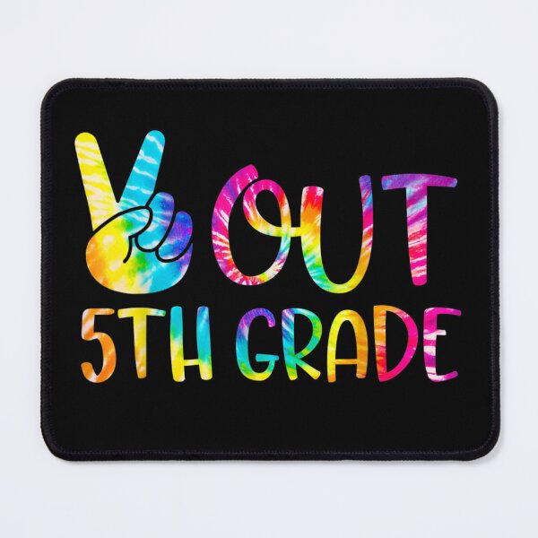 Item preview, Peace Out 5th Grade Happy Last Day Of School Tie Dye Student designed and sold by johnsimonart.