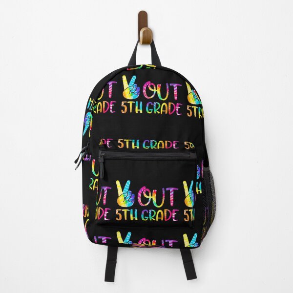 Item preview, Peace Out 5th Grade Happy Last Day Of School Tie Dye Student designed and sold by johnsimonart.