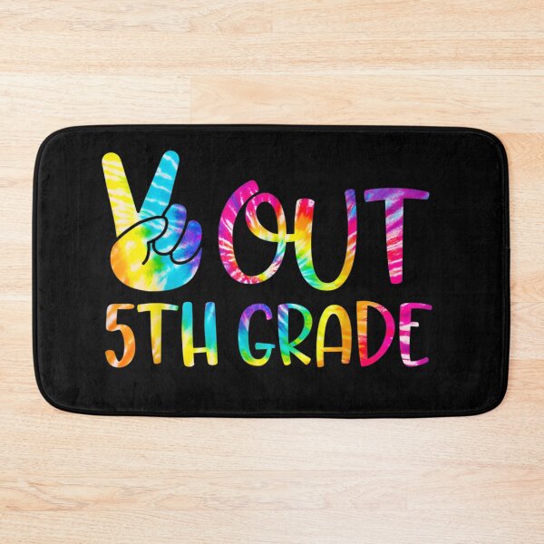 Item preview, Peace Out 5th Grade Happy Last Day Of School Tie Dye Student designed and sold by johnsimonart.