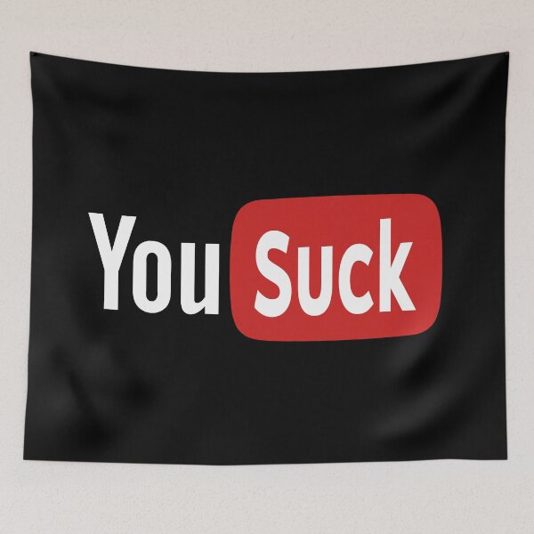 Item preview, You Suck Funny Logo Parody designed and sold by Urosek.
