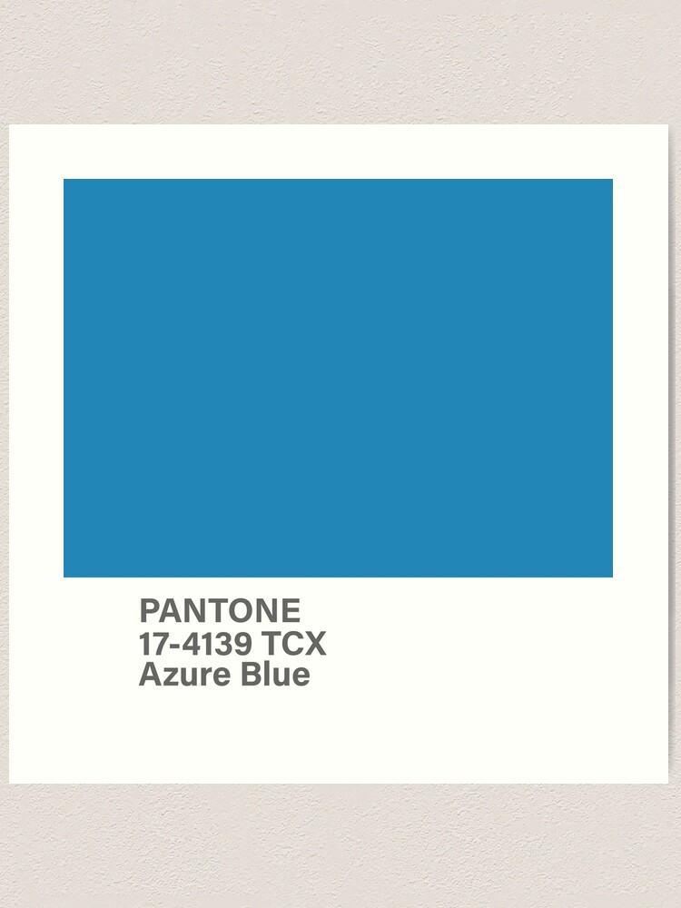 Pantone 17-4139 Tcx Azure Blue Color