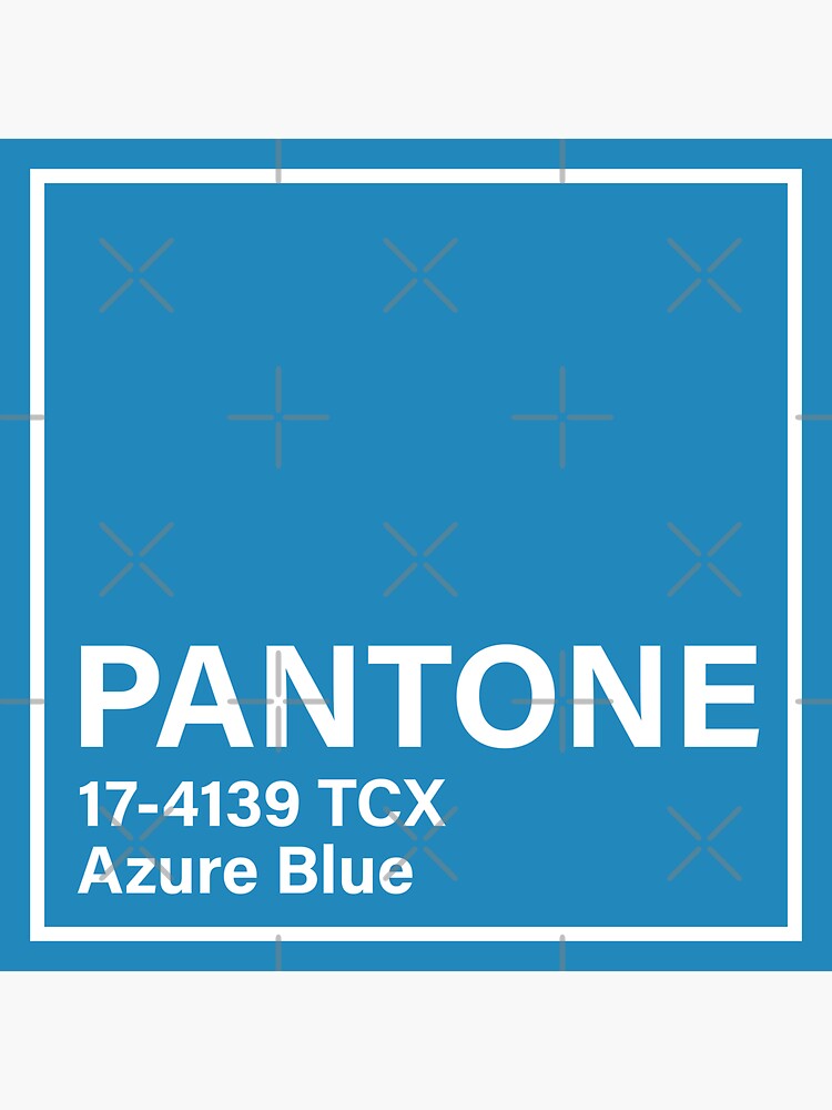 pantone 17-4139 TCX Azure Blue