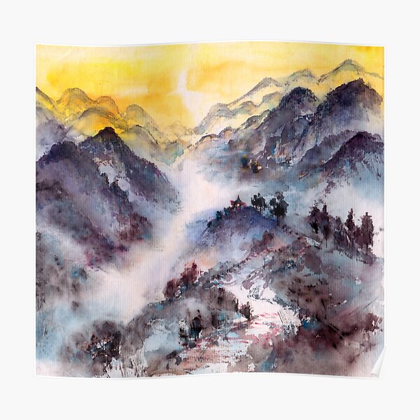 Hike to the Mountain Top Poster