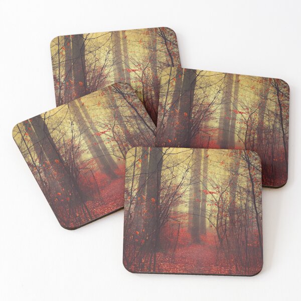 Item preview, the way in - mysterious misty woodland designed and sold by Dyrk Wyst Redbubble Shop.