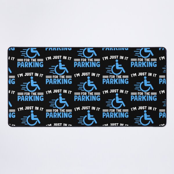 Item preview, I'm Just In It For The Parking Handicap Wheelchair Disability designed and sold by mteehut.