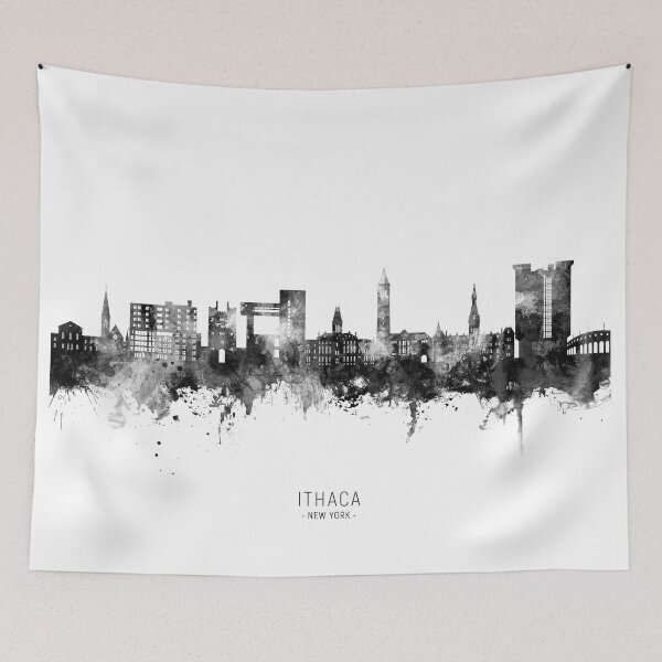 Item preview, Ithaca New York Skyline designed and sold by ArtPrints.