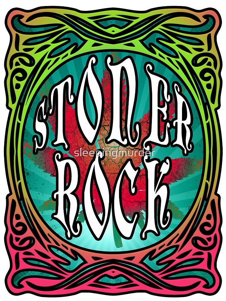 Stoner Rock T-shirt Design Vector Download