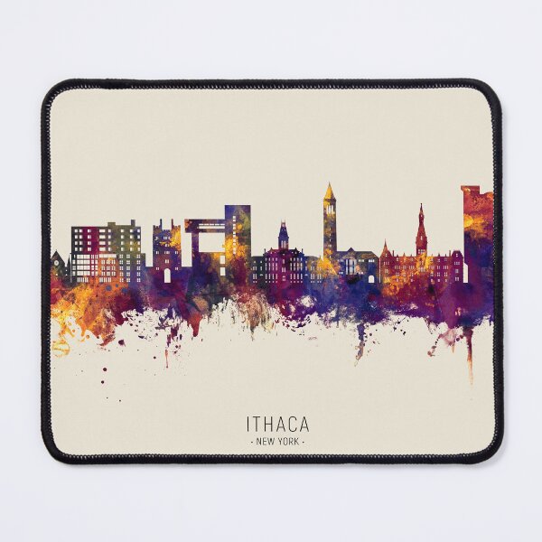 Item preview, Ithaca New York Skyline designed and sold by ArtPrints.