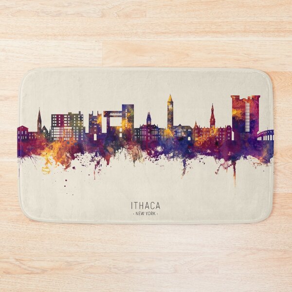 Item preview, Ithaca New York Skyline designed and sold by ArtPrints.
