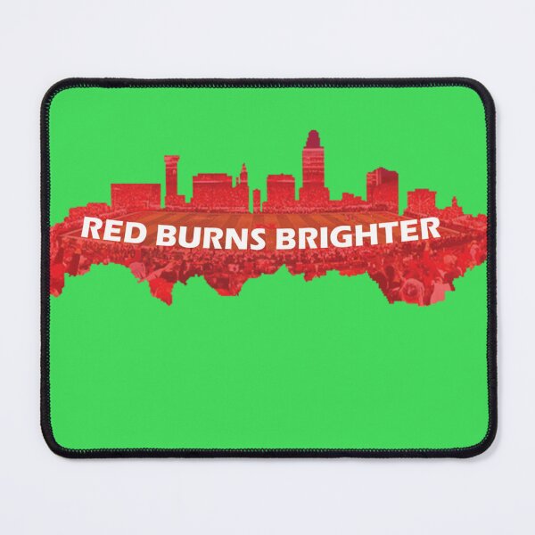 Item preview, Nebraska Red Burns Brighter Sticker designed and sold by IsabellMetz.