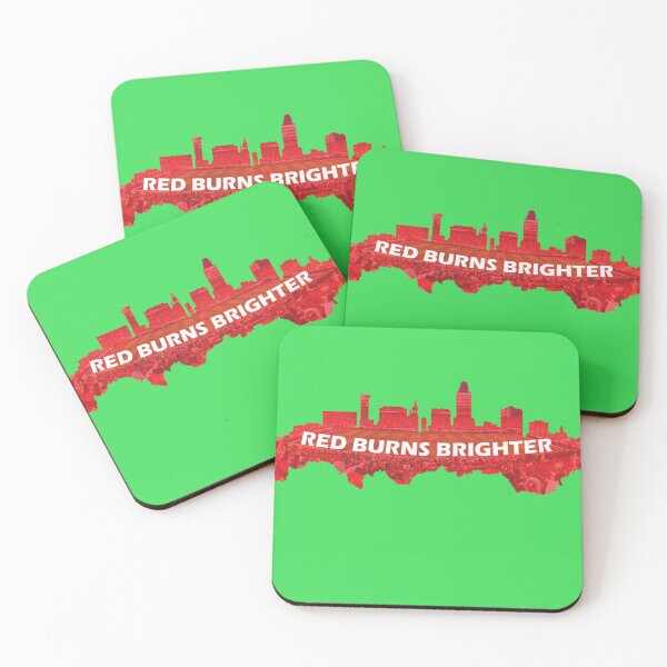 Item preview, Nebraska Red Burns Brighter Sticker designed and sold by IsabellMetz.