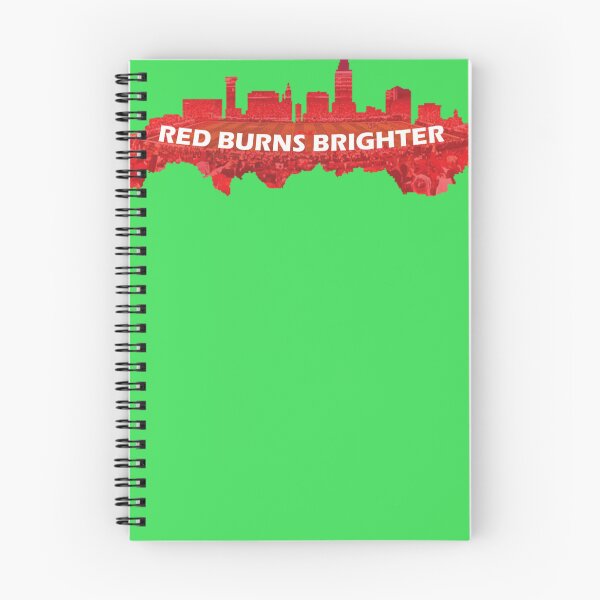 Item preview, Nebraska Red Burns Brighter Sticker designed and sold by IsabellMetz.