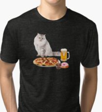HUNGRY CAT Tri-blend T-Shirt