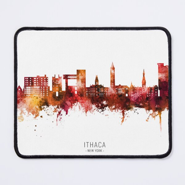 Item preview, Ithaca New York Skyline designed and sold by ArtPrints.