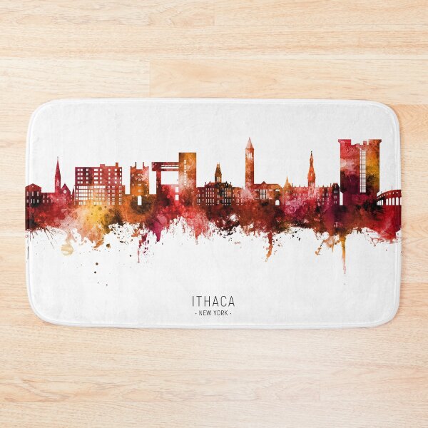 Item preview, Ithaca New York Skyline designed and sold by ArtPrints.