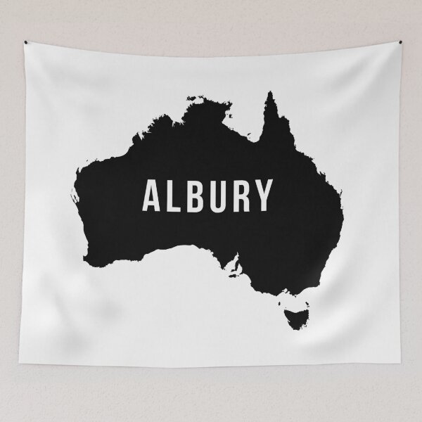 Item preview, Albury, Australia State Silhouette designed and sold by CartoCreative.