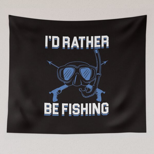 Item preview, Fishing Spearfishing Freedive Spearfisher Diver Fish Hunting designed and sold by TomGiantDesigns.