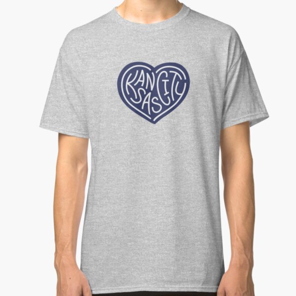 LOVE KC (dark blue x white) Classic T-Shirt