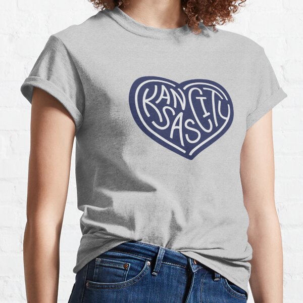 LOVE KC (dark blue x white) Classic T-Shirt