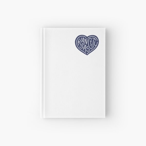LOVE KC (dark blue x white) Hardcover Journal