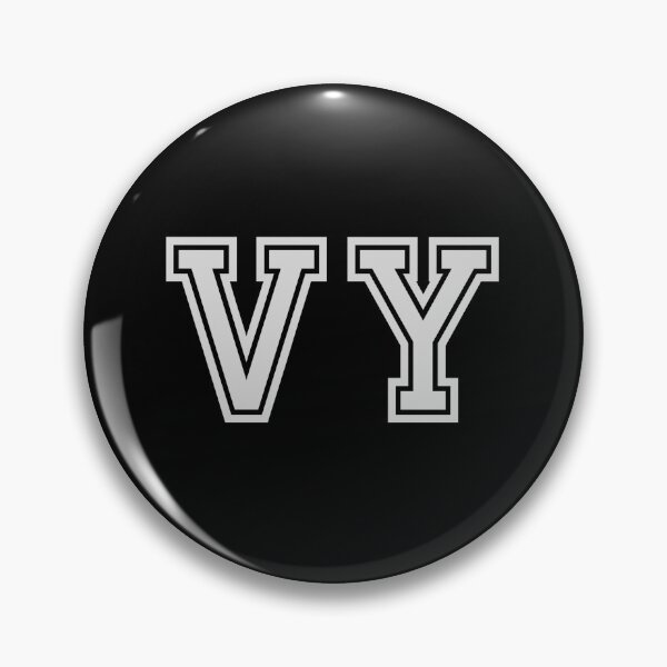 Item preview, V.Y. Varsity Initials | Varsity Letters | Black And White | Personalised Gift designed and sold by Avo And Sriracha.