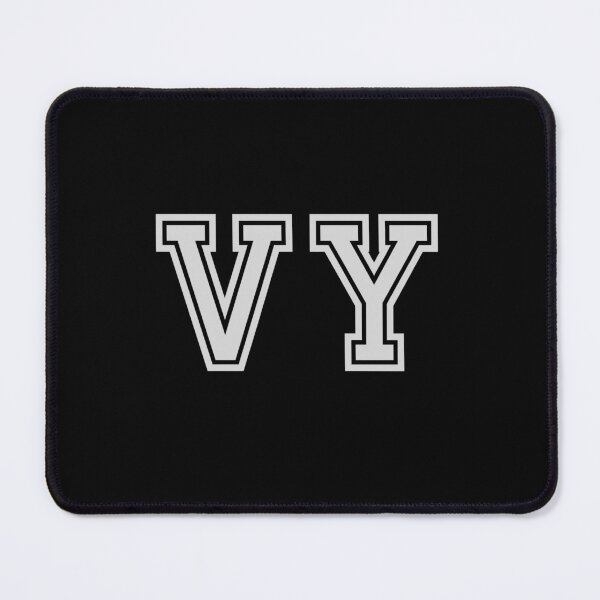 Item preview, V.Y. Varsity Initials | Varsity Letters | Black And White | Personalised Gift designed and sold by Avo And Sriracha.