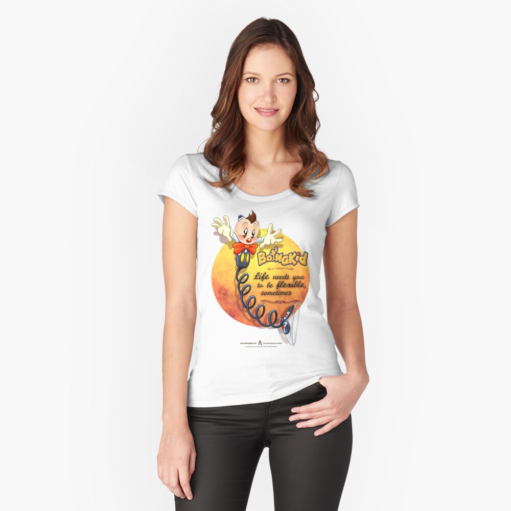 Item preview, Fitted Scoop T-Shirt designed and sold by Niv-Studio.