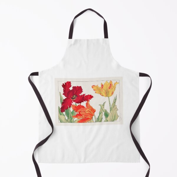 Item preview, Traditional Japanese Parrot Tulip - Antique Flower Illustration designed and sold by FrostMintStudio.