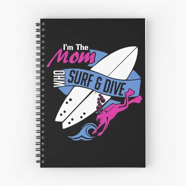Item preview, Mom Who Loves Surfing And Scuba Diving designed and sold by TeeRepublic.