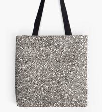 Silver Glitter Tote Bag