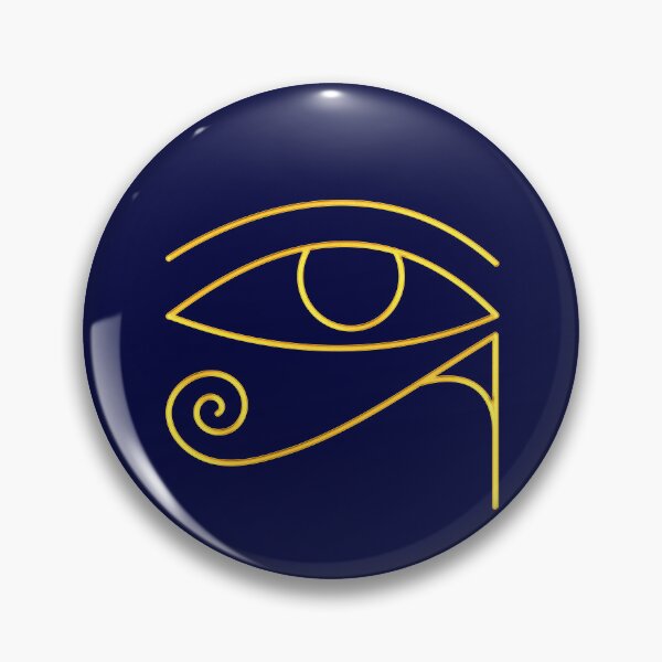 Item preview, Horus Eye, Gold, Egyptian protection symbol, lucky charm, ancient Egypt, mythology, Horus, Eye designed and sold by nitty-gritty.