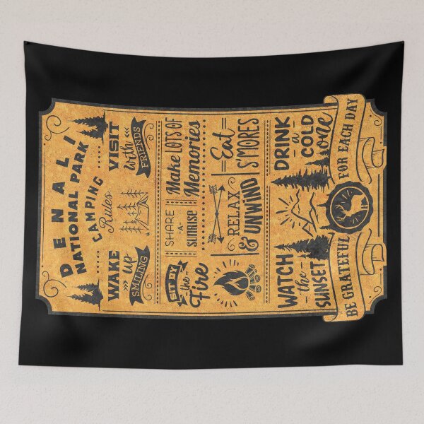 Item preview, Denali National Park Camping Rules designed and sold by JordanHolmes.