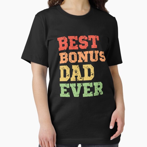 Item preview, Best Bonus Dad Ever Stepdad Retro Vintage Distressed Style Fathers Day Gift designed and sold by niftee.