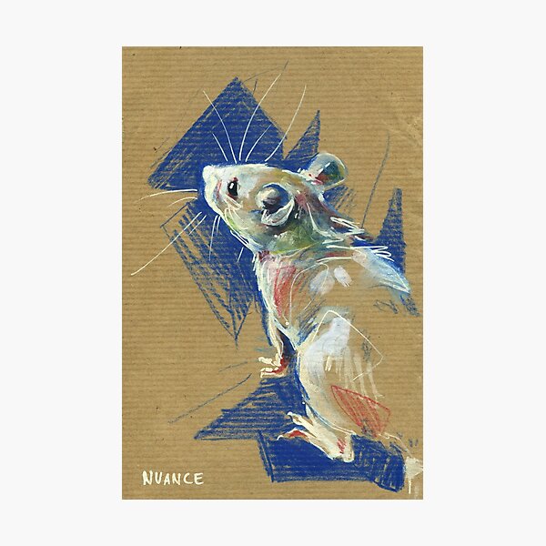 Bêtise the rat I Photographic Print