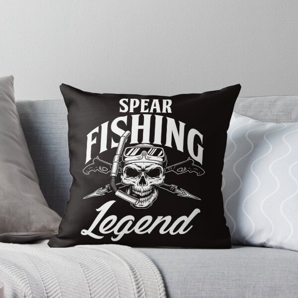 Item preview, Spearfishing Legend Spearfisher Speargun Spear Freediver designed and sold by TomGiantDesigns.