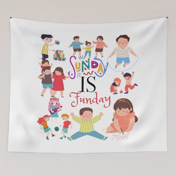 Item preview, Sunday is funday designed and sold by Jaadueekala.